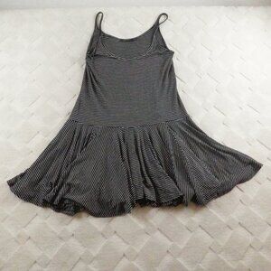 Polo Ralph Lauren above The Knee Flare Dress Womens Extra Large Striped Black